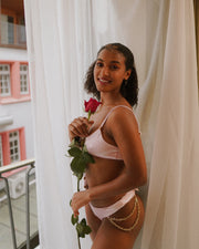 LIMITED SATIN BIKINI ROSE SWISS DESIGNER LUXURY VALENTINESDAY