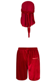 RED VELVET DESIGNER SWIMWEAR MEN DURAG
