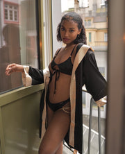 SWITZERLAND FASHIONBRAND OUTFIT SATIN SWIMWEAR DESIGNER