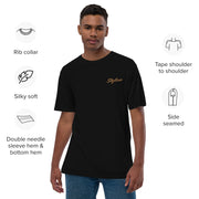 "See you tonight"  Shirt with golden SKYLINE logo embroidery